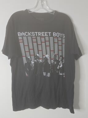 Backstreet Boys DNA World Tour Black Band Graphic Tee